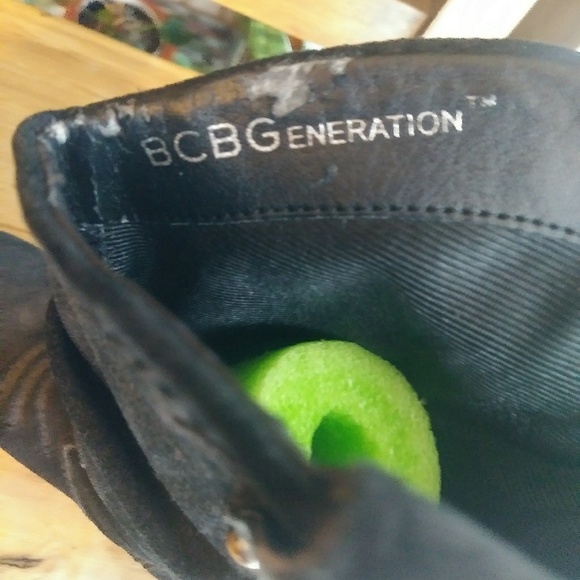 BCBGeneration Cowboy Boots Black Sz 6.5 - Picture 6 of 8